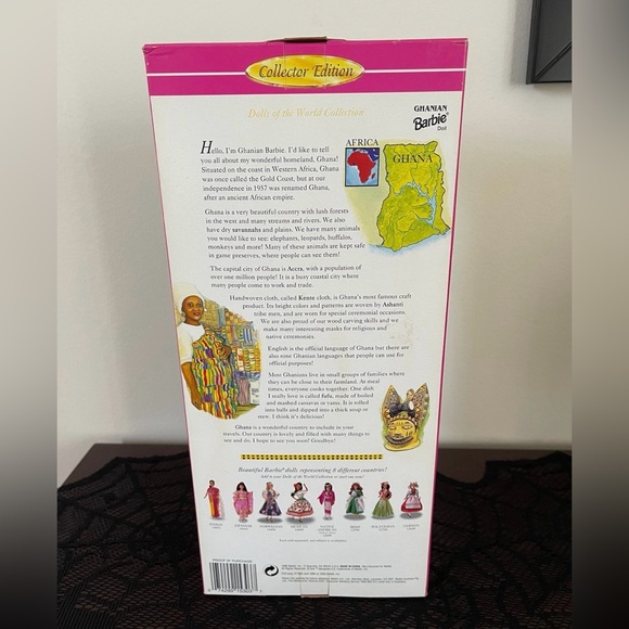 Dolls of the World Ghanian Barbie Doll Collector Edition - Picture 4 of 5